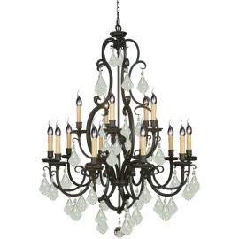 Lighting Inspiration-Louis 15Th 15Lt Pendant Bronze